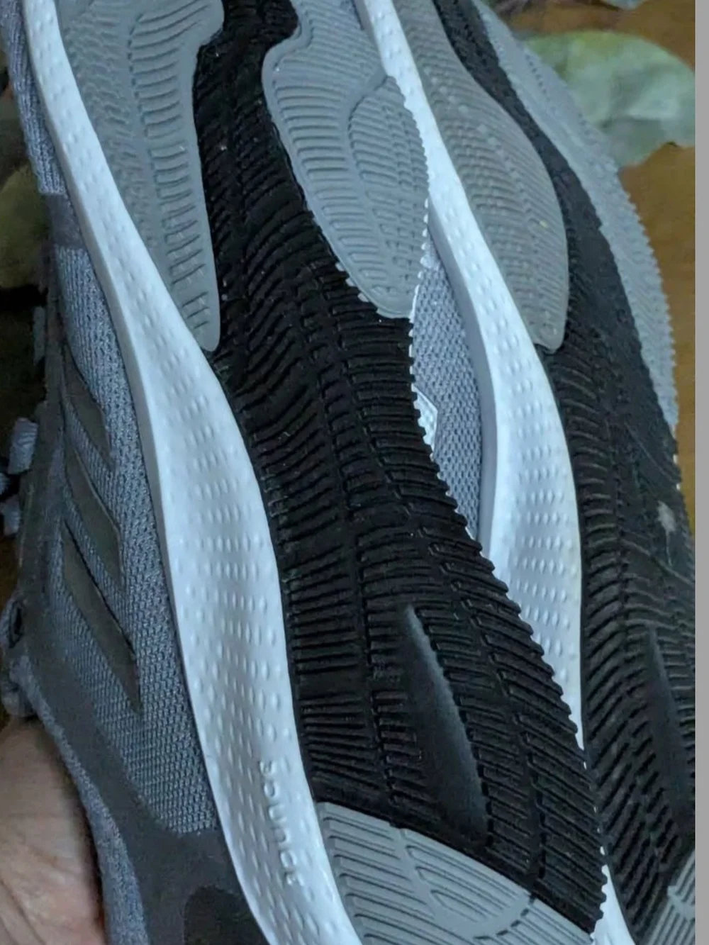 Adidas Women’s Edge Lux 4 Grey Lace-Up Running Shoes Size 8